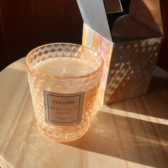 NIB Voluspa Bergamont Rose - Picture 3 of 7